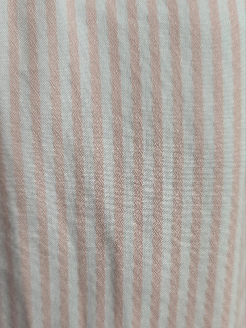 #281.Ann Taylor Factory Pink Striped V-Neck Flared Pockets Midi Dress - Picture 6 of 8